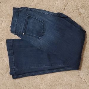 EUC - Seven for all Mankind high waisted dark stretch jeans